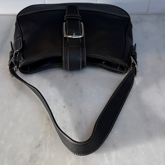 Coach Y2K Hampton Leather Hobo Shoulder Bag - Picture 13 of 16